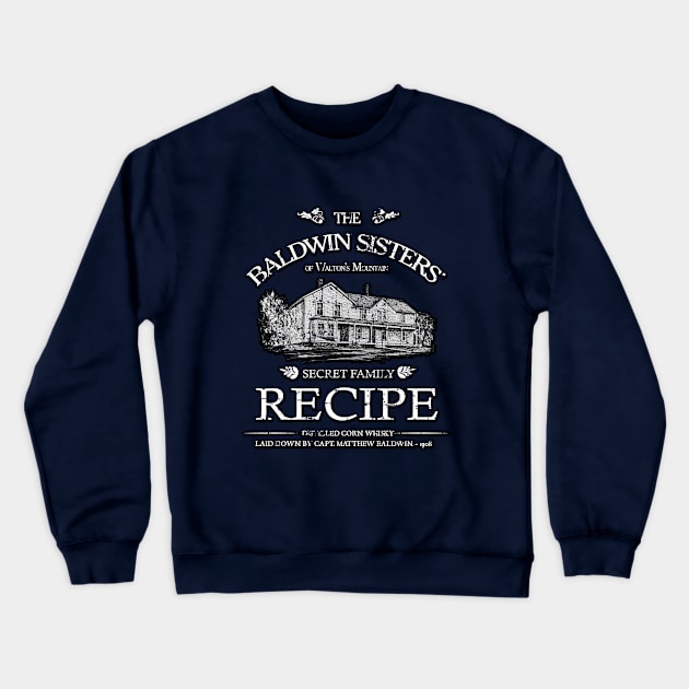 Baldwin Sisters Recipe Crewneck Sweatshirt by MonkeyKing